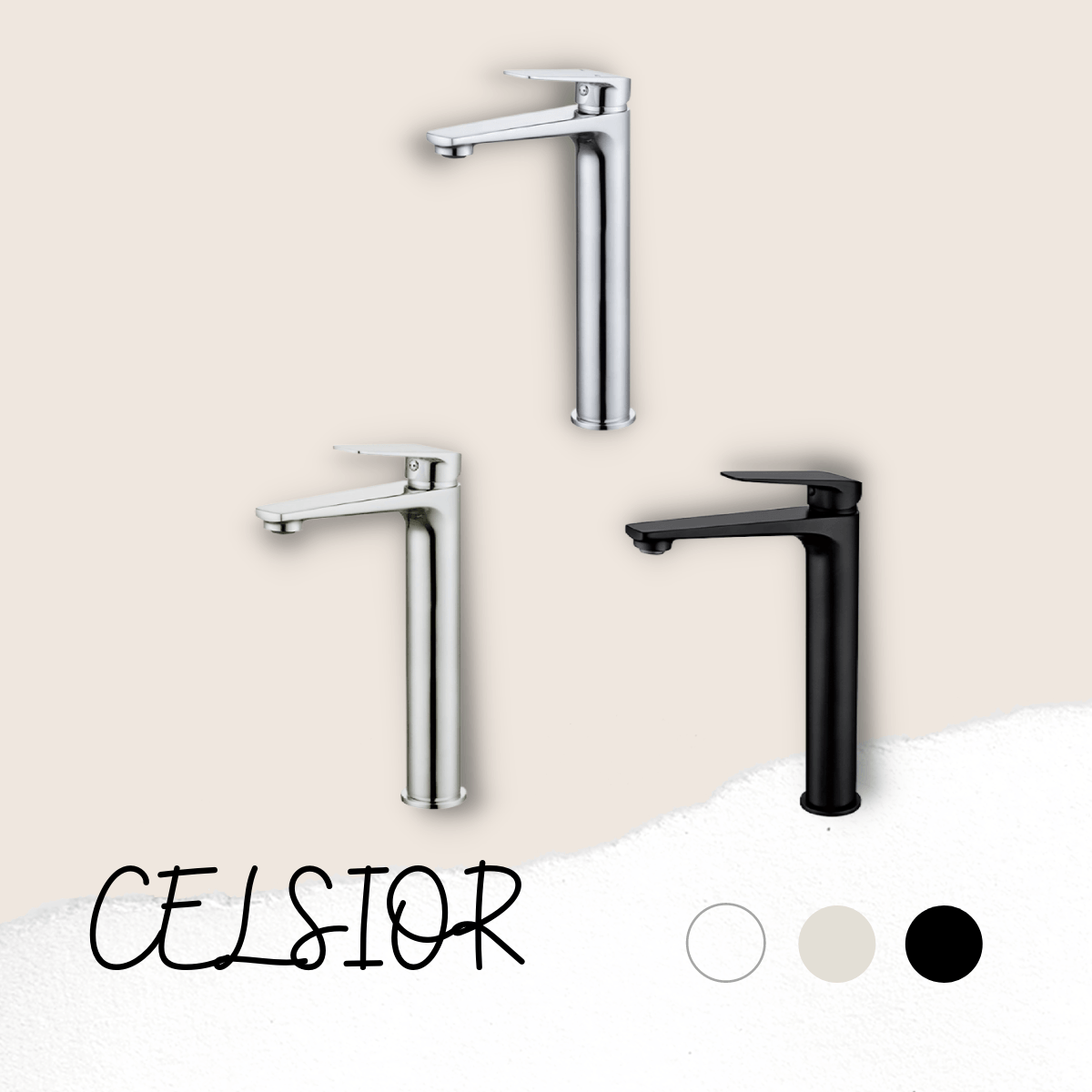 Celsior tall basin mixer