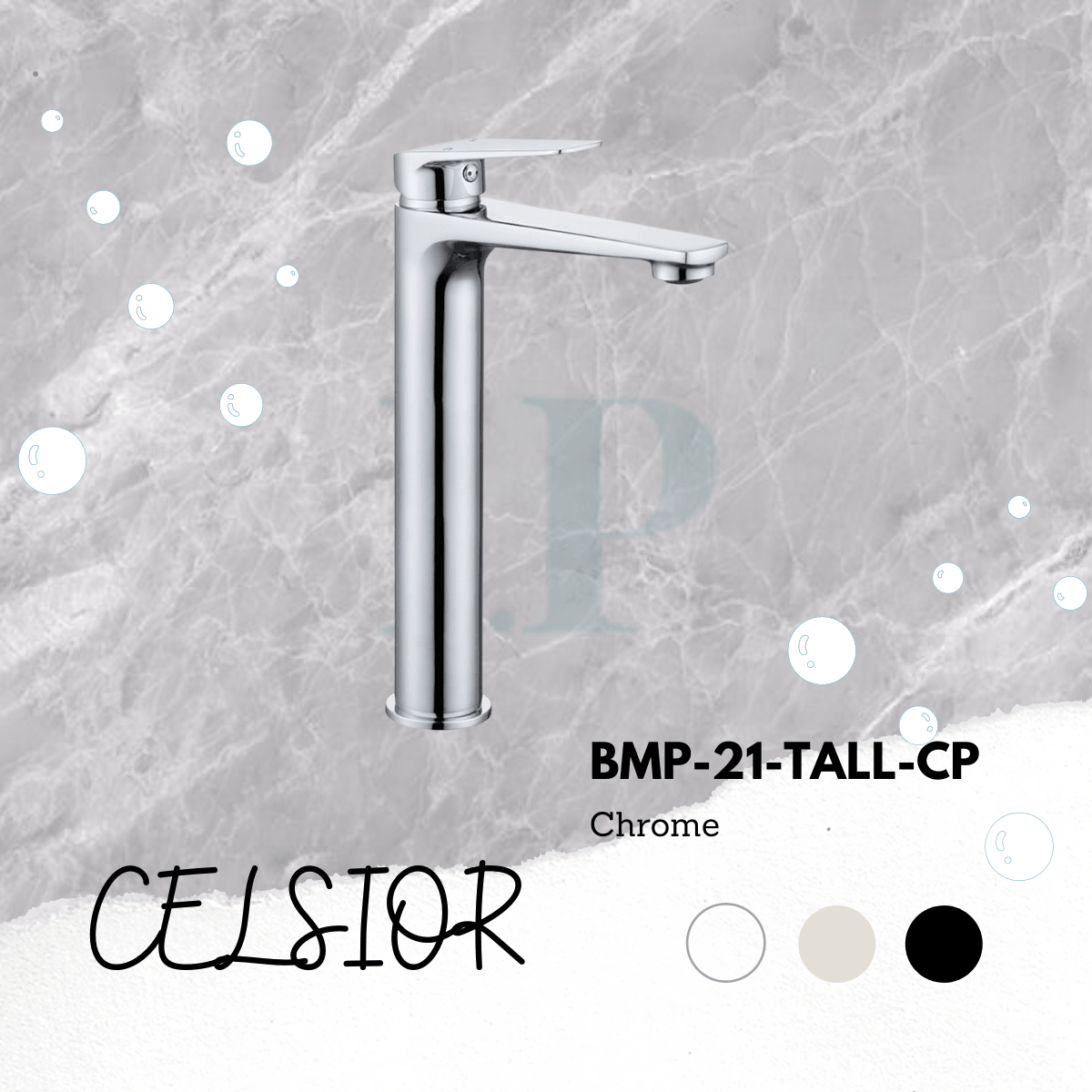 Celsior tall basin mixer Chrome