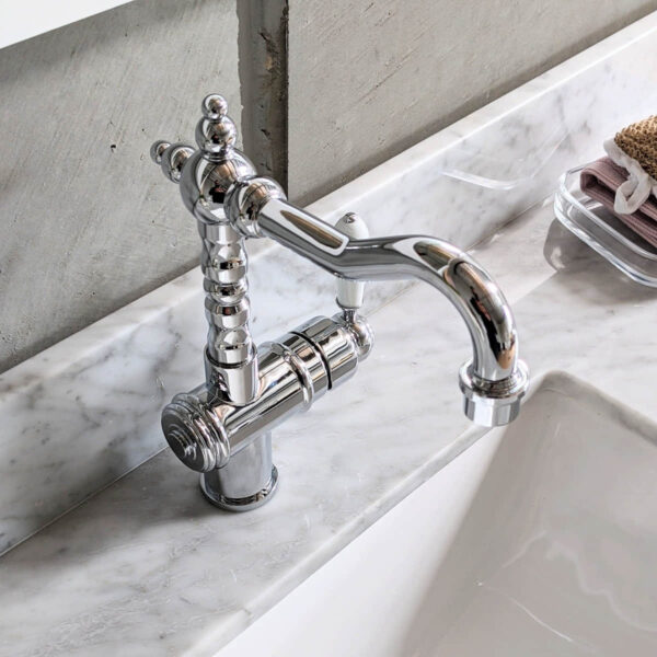 Bordeaux Vintage High Rise Basin Mixer – Infinity Plus Bathrooms