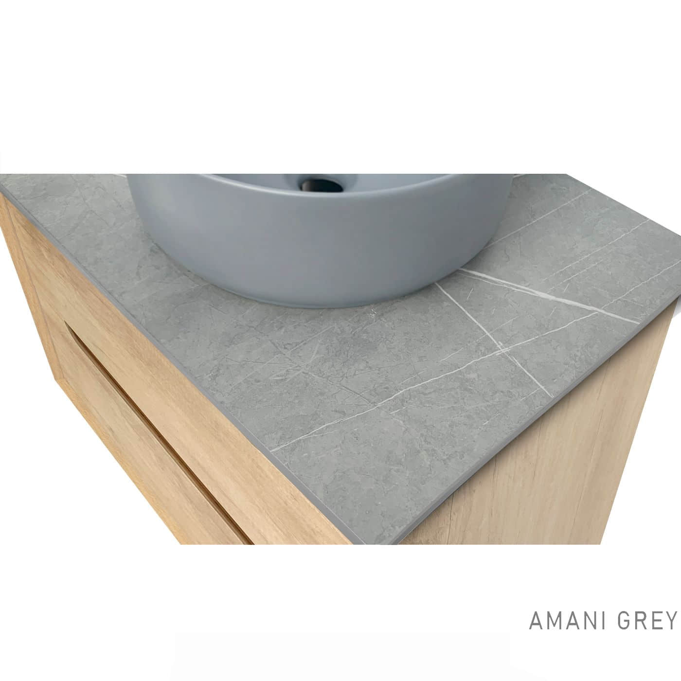 Infinity Plus Bathrooms - Amani Grey Rock Plate