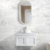 Infinity Plus Bathrooms supplies Hampton Mark II Matte White 750 Vanity