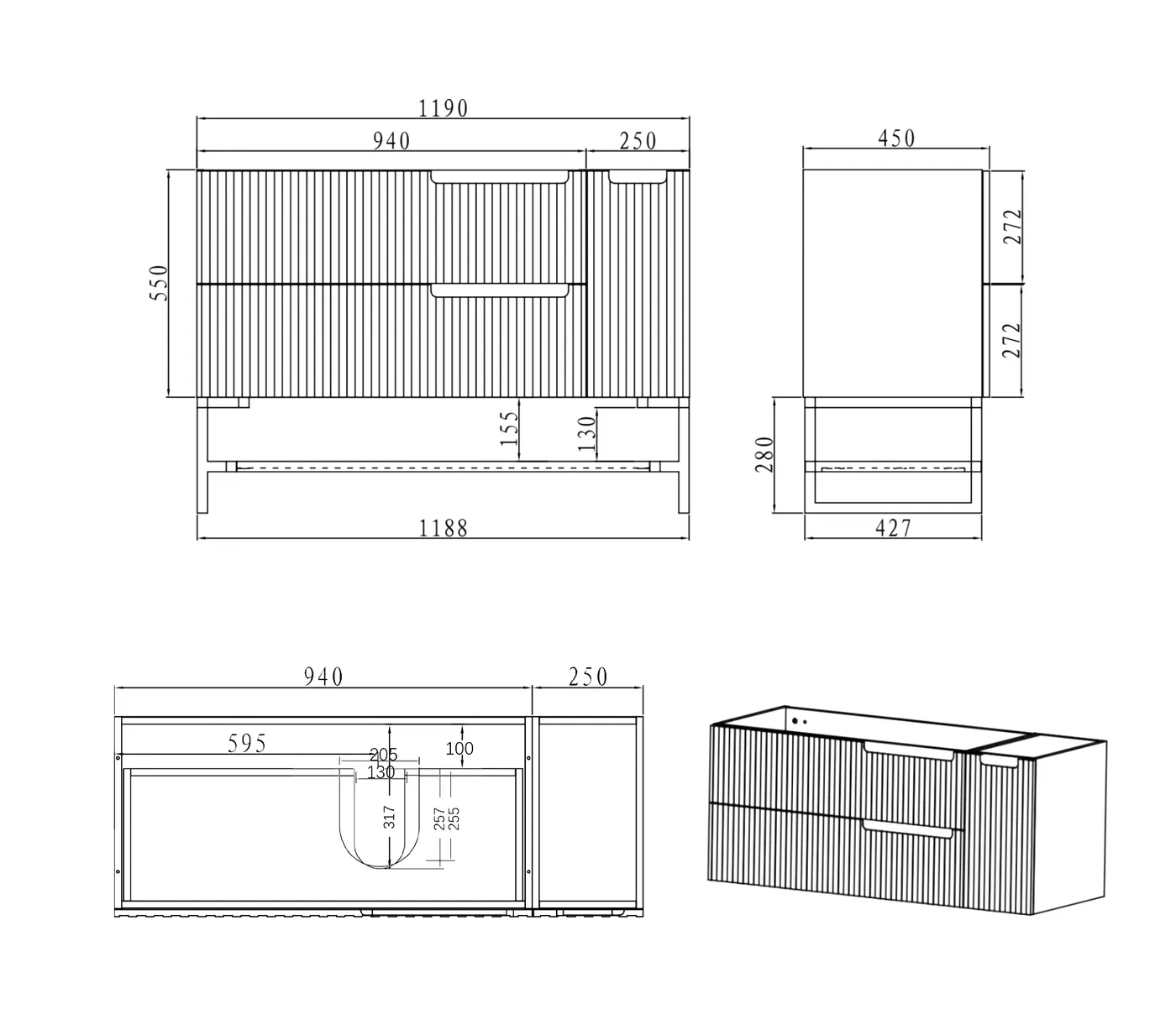 Buying Noosa 1200mm vanity from Infinity Plus Batrhooms Bayswater