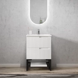 Infinity Plus Bathrooms 600mm NOOSA freestandingvanity with undermount basin