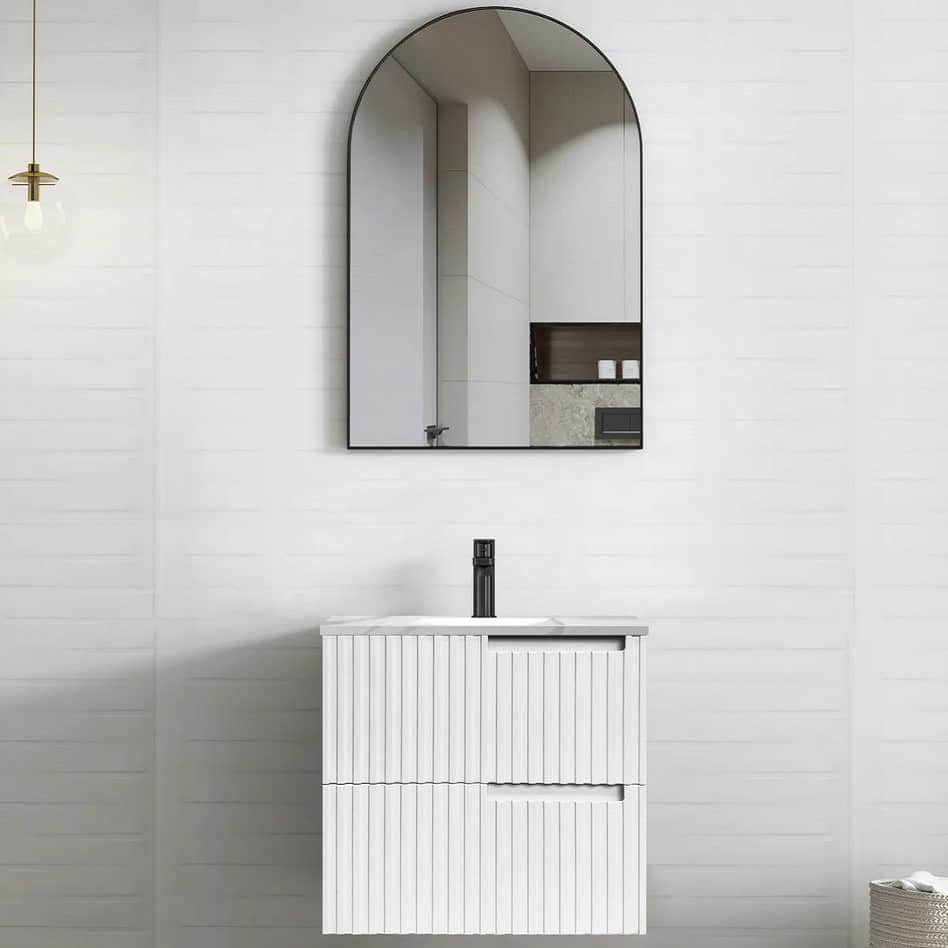 Infinity Plus Bathrooms 600mm NOOSA wall hung vanity with undermount basin