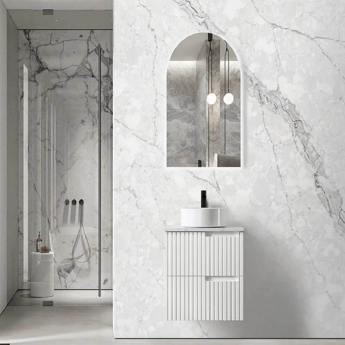 Infinity Plus Bathrooms 600mm NOOSA wall hung vanity