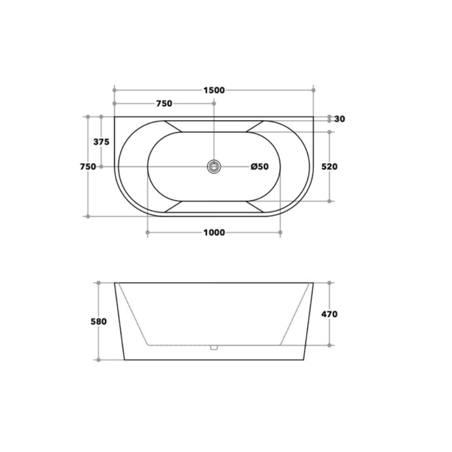 Buy kbt-10 bath tubs from Infinity Plus Bathrooms Bayswater VIC