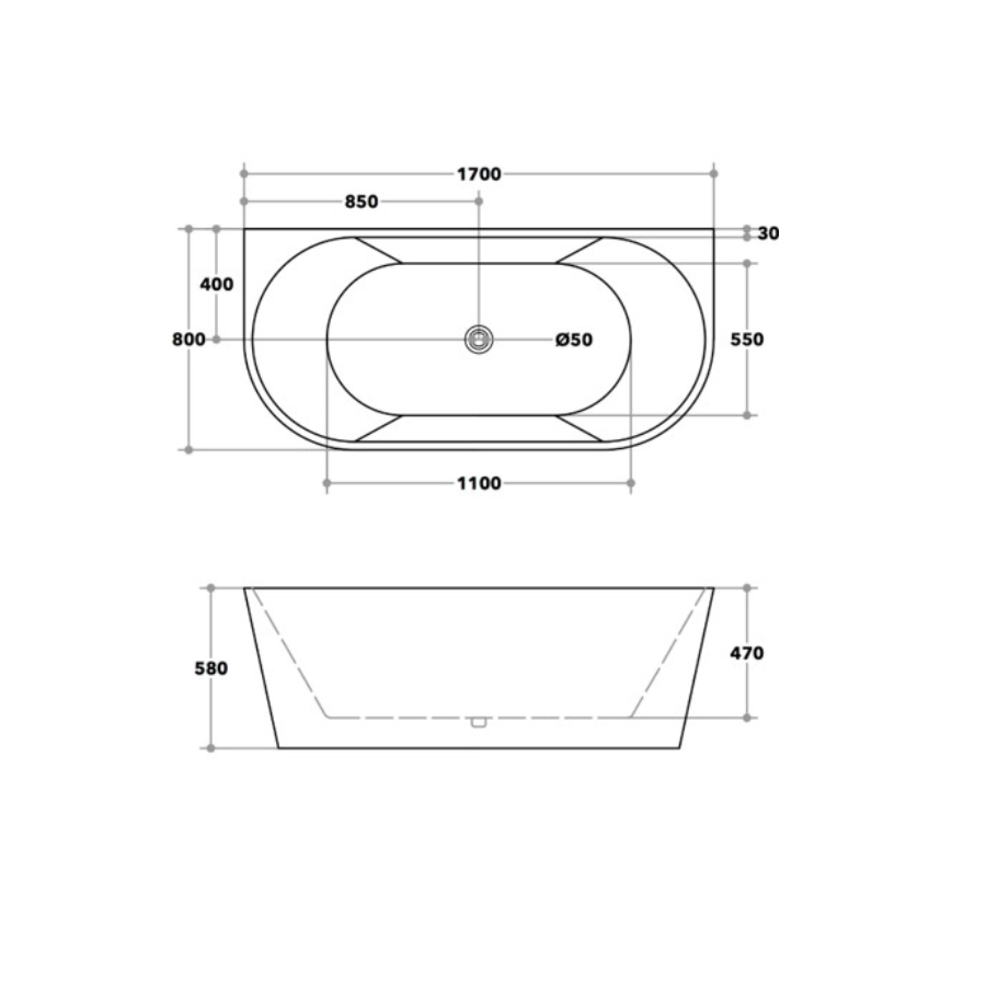 Buy kbt-10 bath tubs from Infinity Plus Bathrooms Bayswater VIC