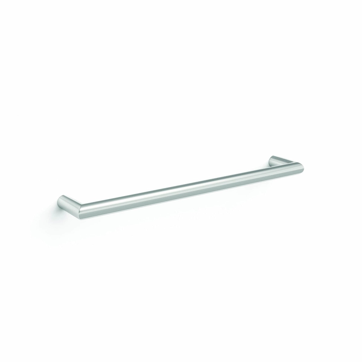 Infinity Plus bathrooms supplies luxury tap ware and bathroom fittings like this Thermogroup Single round heated towel rail in polish stainless finish