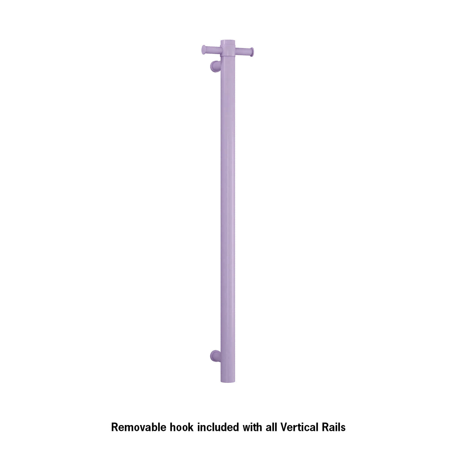 Lilac Satin Purple Single heated towel rail from Infinity Plus bathrooms deliver AU wide