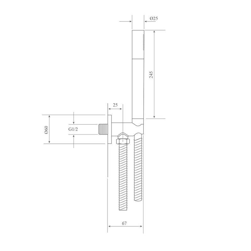 Infinity Plus Bathrooms supply high-quality hand showers to offer the perfect balance of style and practicality