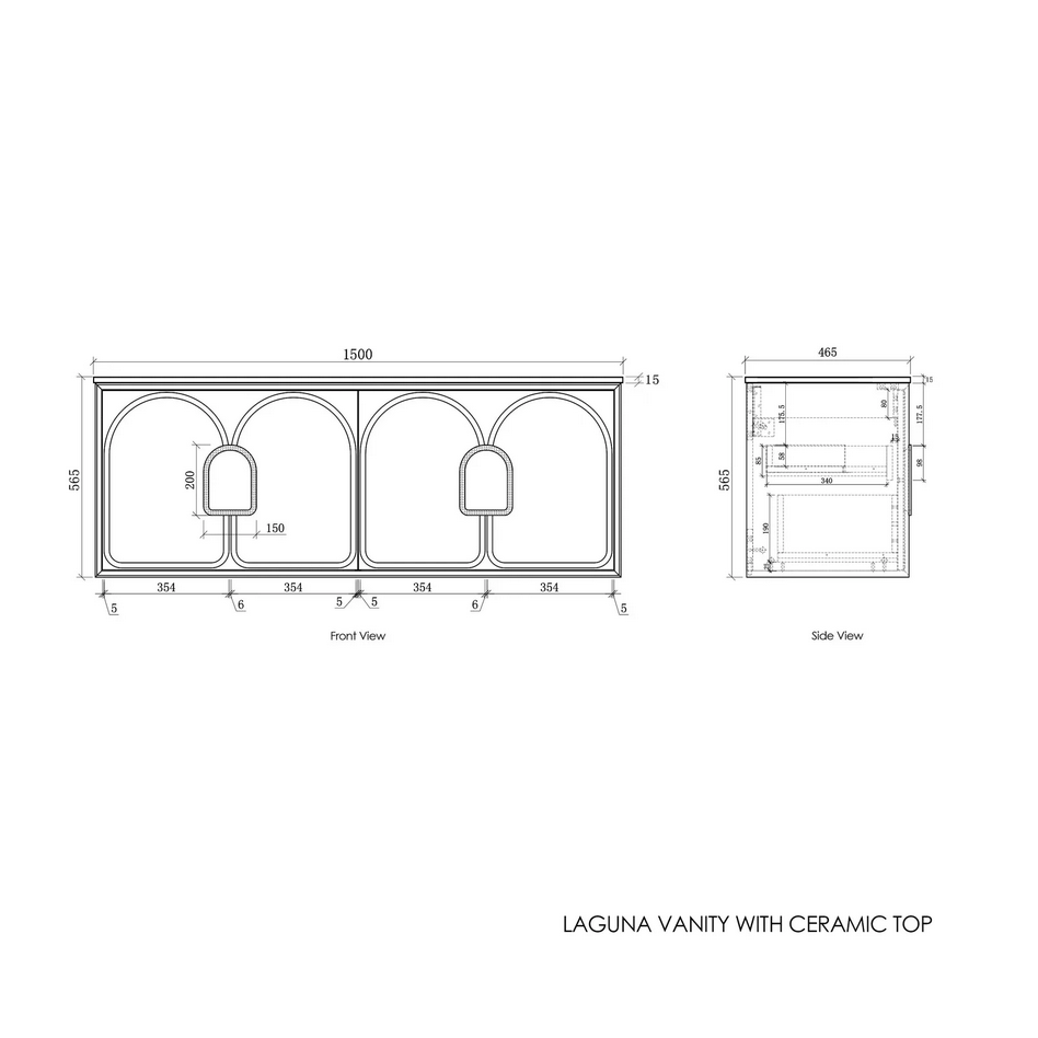 No place else than Infinity plus bathrooms that offers the full range of LAGUNA products