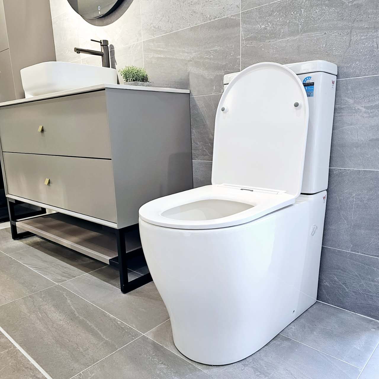 To buy the latest rimless tornado flush toilets only from Infinity Plus Bathrooms in Bayswater VIC 3152