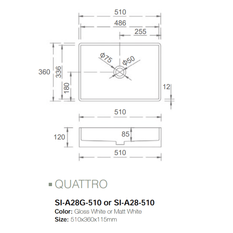 Infinity plus bathrooms that offers the full range of QUATTRO products