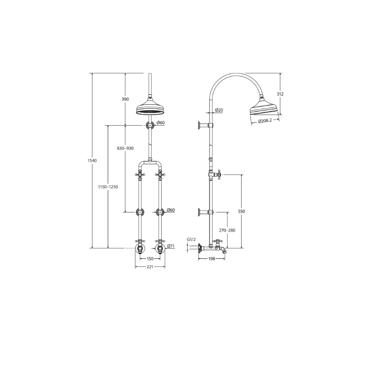 Infinity Plus bathrooms that offer the full range of Lillian products