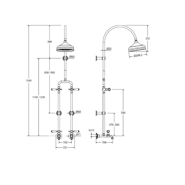 Infinity Plus bathrooms that offer the full range of Lillian products