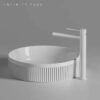 a smart choice to buy from Infinity Plus Bathrooms for the fluted ceramic basins