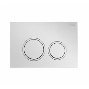 Zumi | Java Round Stainless Steel Flush Plate Satin Chrome G3004118MC