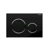 GEBERIT | Geberit Sigma 20 Dual Flush Plate Black with Chrome Trim